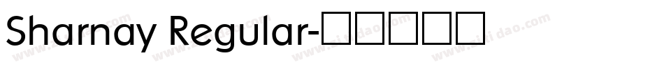 Sharnay Regular字体转换